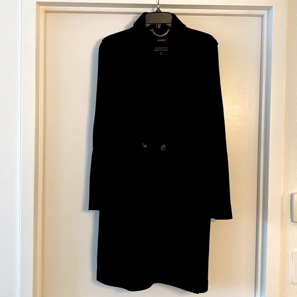 J.Crew Daphne topcoat in Italian boiled wool